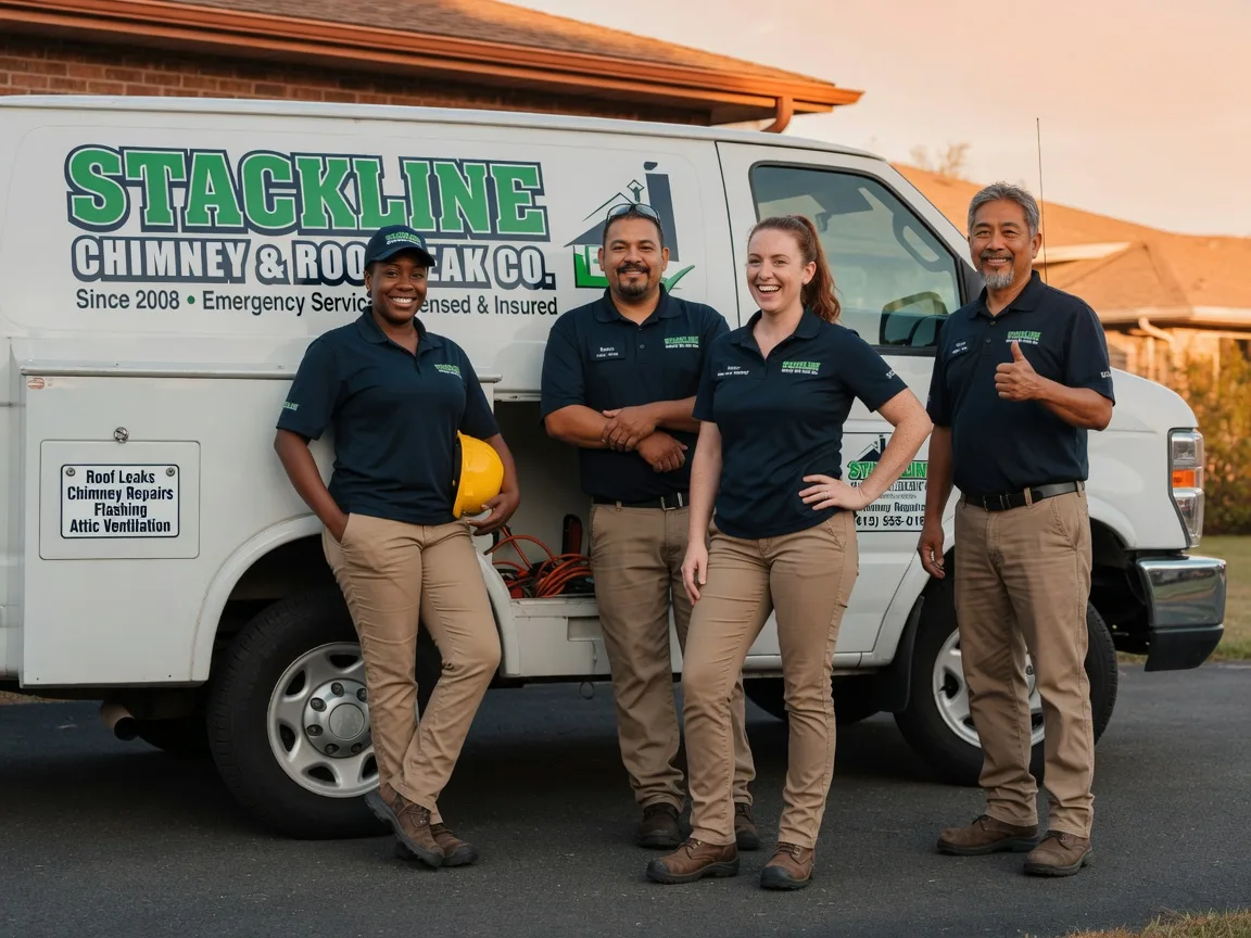 Chimney flashing repair company in Linwood, MI
